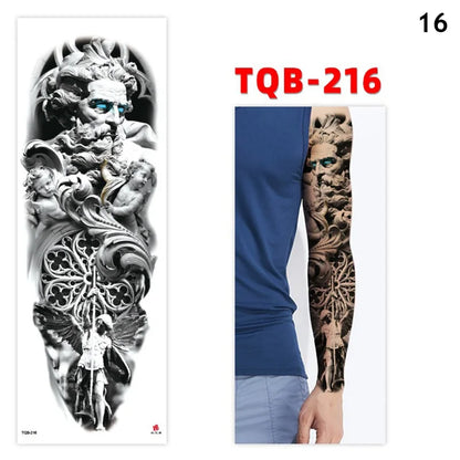 Full Arm Temporary Tattoos - Wholesalus