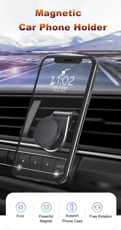 Magnetic Car Air Vent Clip Mobile Holder - Wholesalus