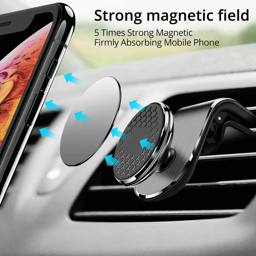 Magnetic Car Air Vent Clip Mobile Holder - Wholesalus