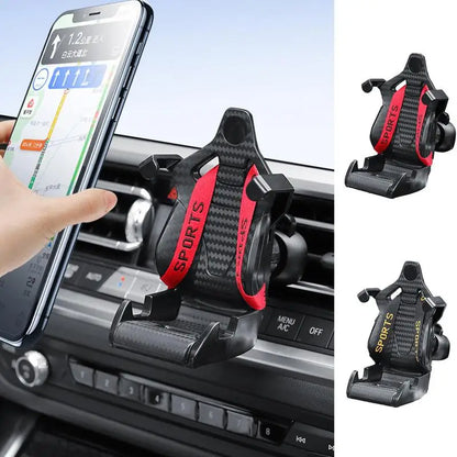 Racing Seat Car Air Vent Mobile Holder - Wholesalus