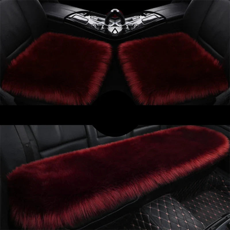 Soft Plush Car Seat Cushion Cover