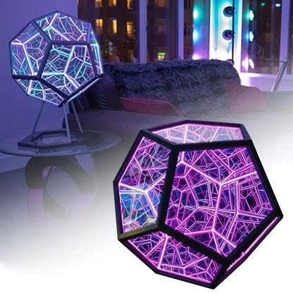 Infinite Dodecahedron Art Lamp - Wholesalus