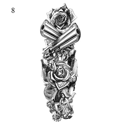 Full Arm Temporary Tattoos - Wholesalus