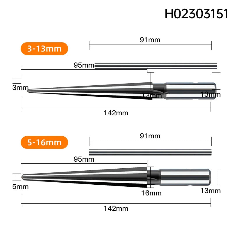 Handheld Taper Reamer Drilling Tool