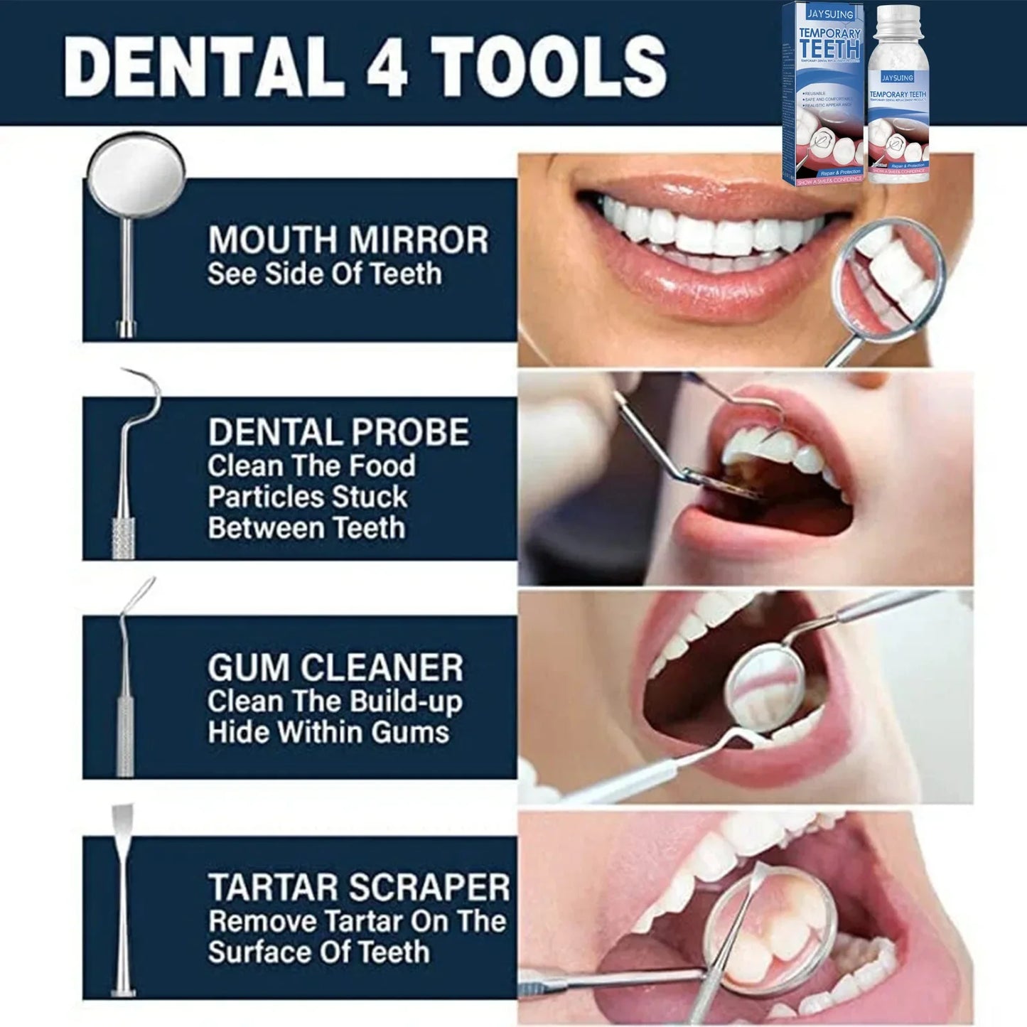 Temporary Tooth Repair Kit