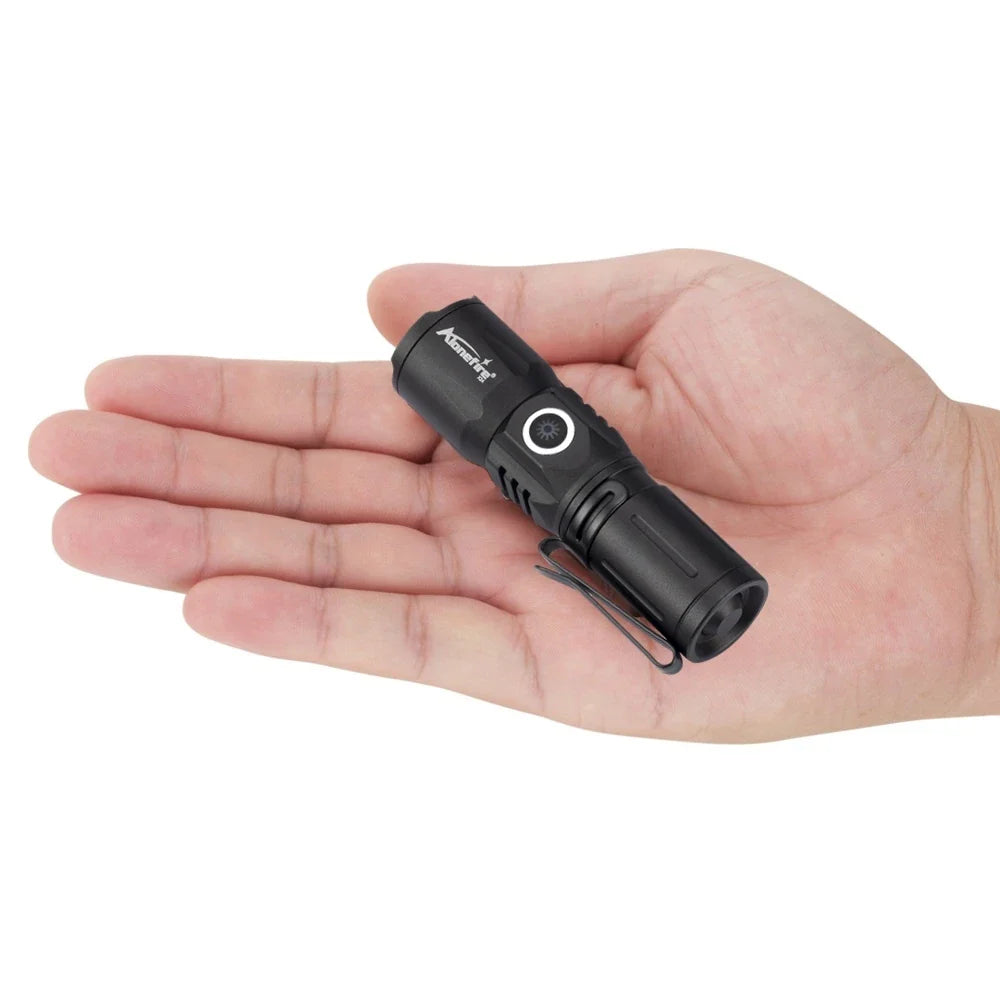 Ultra Bright USB Telescopic Zoom Flashlight