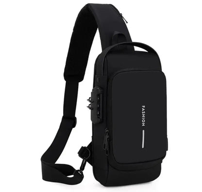 Waterproof Chest Bag with USB Charging Interface - Wholesalus