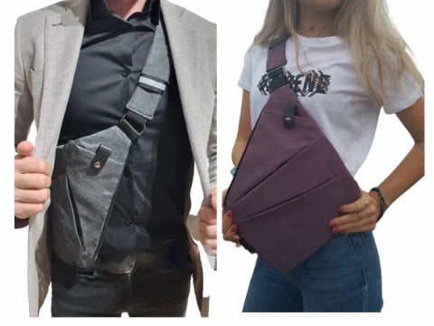 Anti-theft Unisex Cross Body Bag - Wholesalus