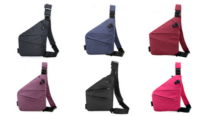 Anti-theft Unisex Cross Body Bag - Wholesalus