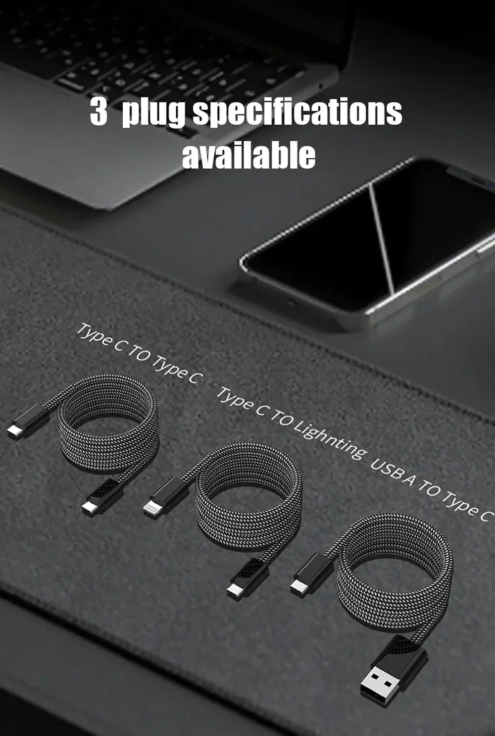 Magnetic Retractable Fast Charging Data Cable - Wholesalus