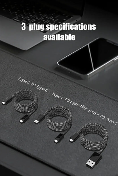 Magnetic Retractable Fast Charging Data Cable - Wholesalus