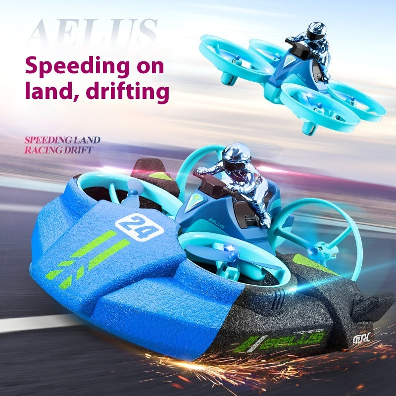 Remote Control Aircraft Children's Three-in-one Unmanned Helicopter - Wholesalus