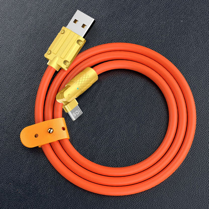 Rotatable Fast Charge Data Cable - Wholesalus