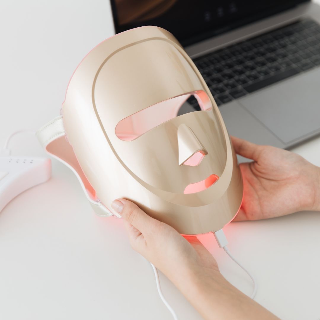 Eco Face Platinum LED Mask (Gold) - Wholesalus