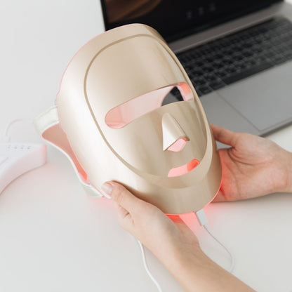 Eco Face Platinum LED Mask (Gold) - Wholesalus