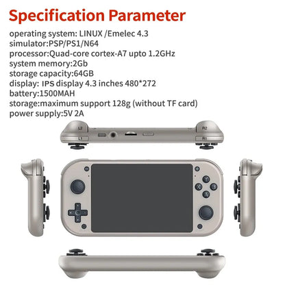 Handheld Retro Game Console - Wholesalus