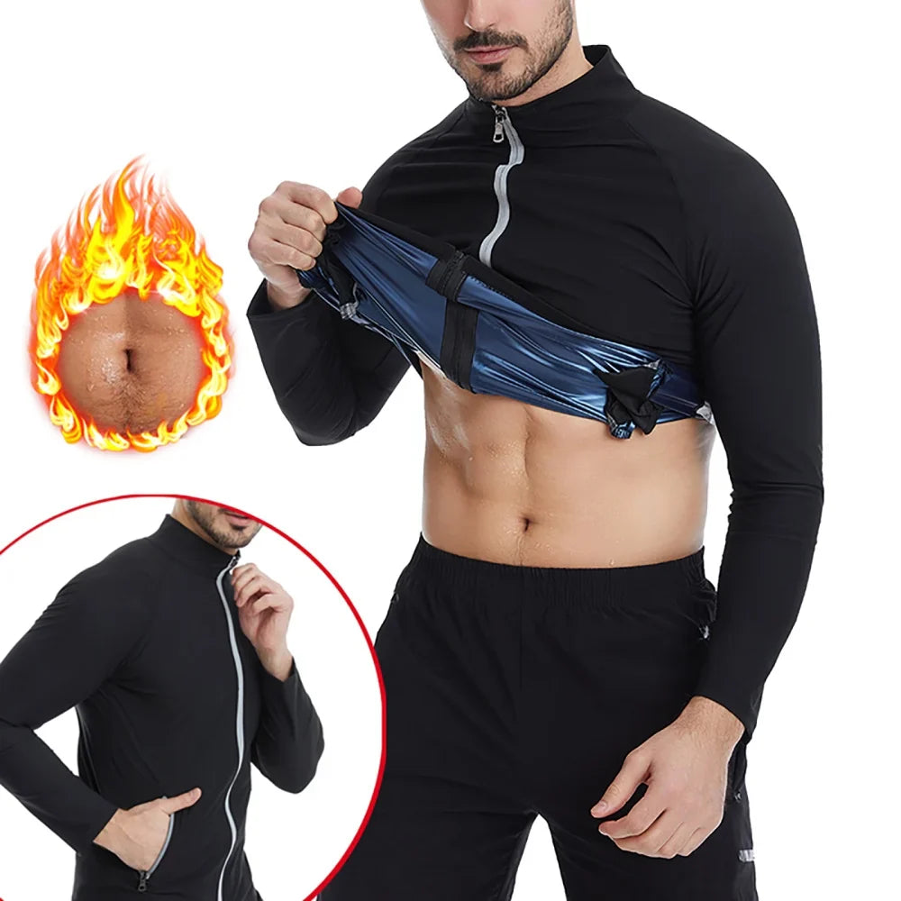 Sauna Sweat Compression Vest and Jacket