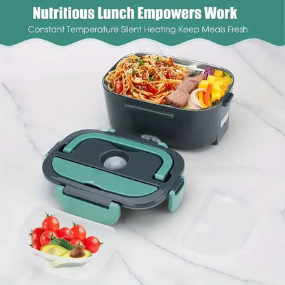Electric Heating Stainless Steel Lunch Box - Wholesalus
