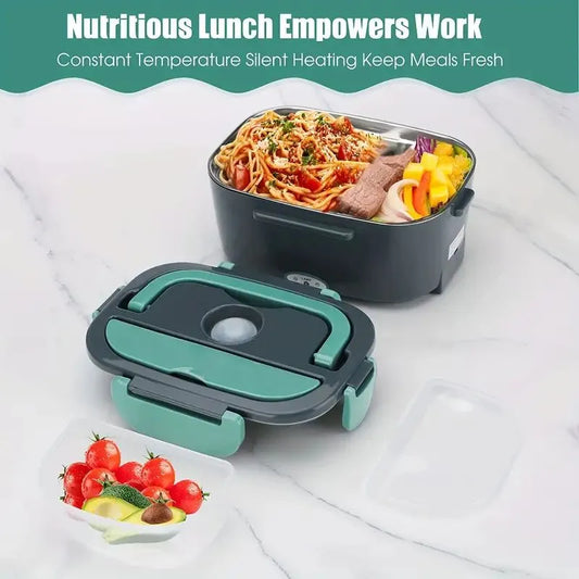 Electric Heating Stainless Steel Lunch Box - Wholesalus
