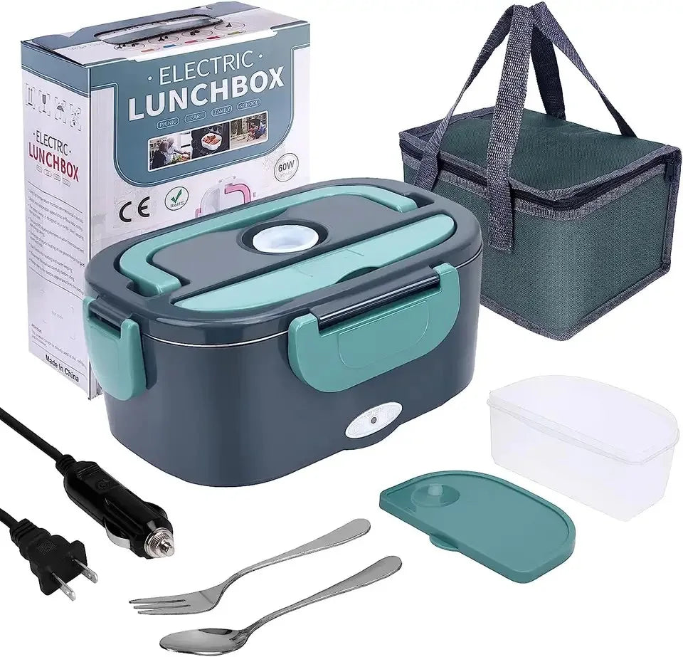 Electric Heating Stainless Steel Lunch Box - Wholesalus