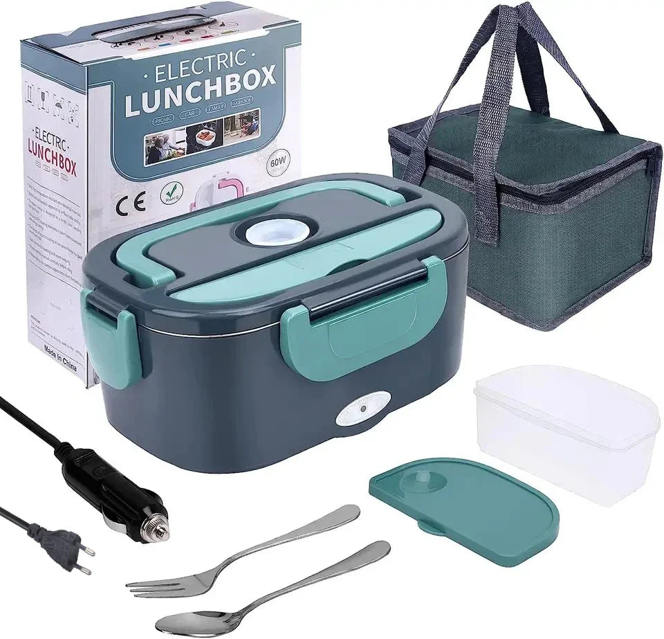 Electric Heating Stainless Steel Lunch Box - Wholesalus