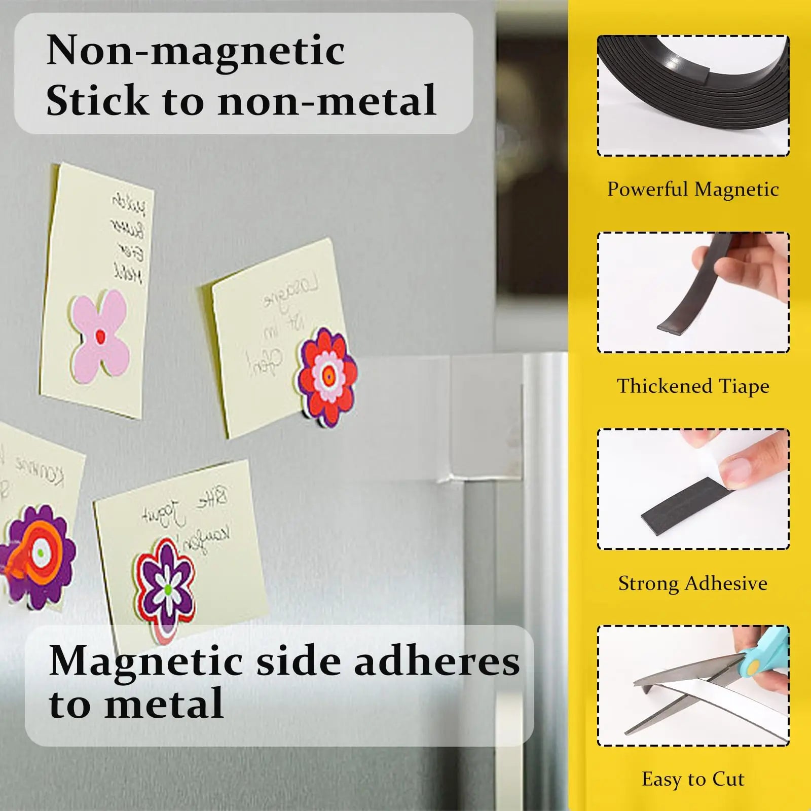 Self Adhesive Flexible Magnetic Strip - Wholesalus