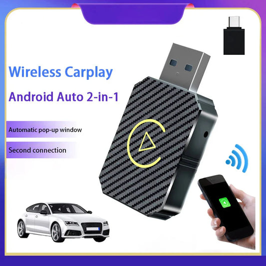 2 in 1 USB Mini Wireless CarPlay - Wholesalus