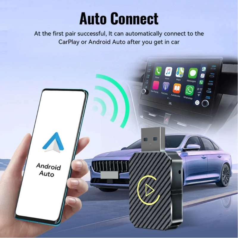 2 in 1 USB Mini Wireless CarPlay - Wholesalus