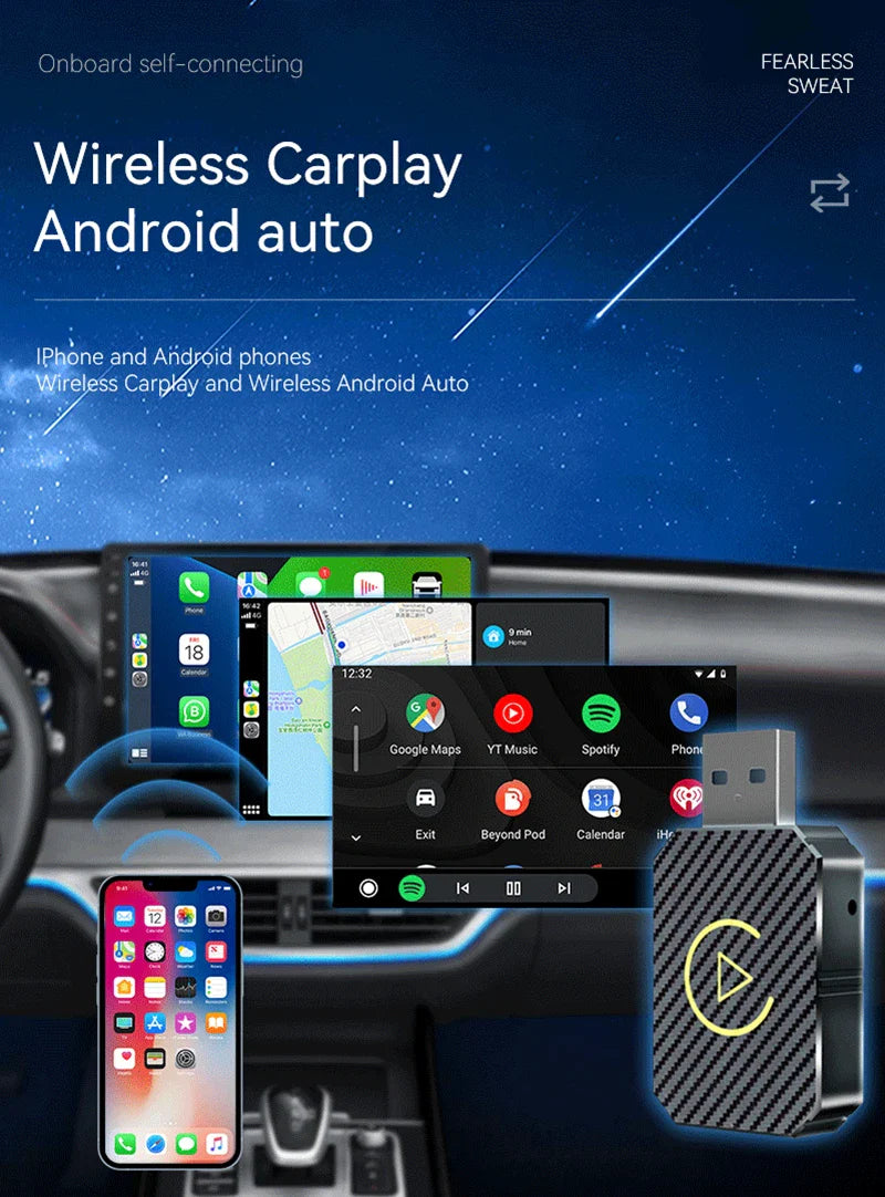 2 in 1 USB Mini Wireless CarPlay - Wholesalus