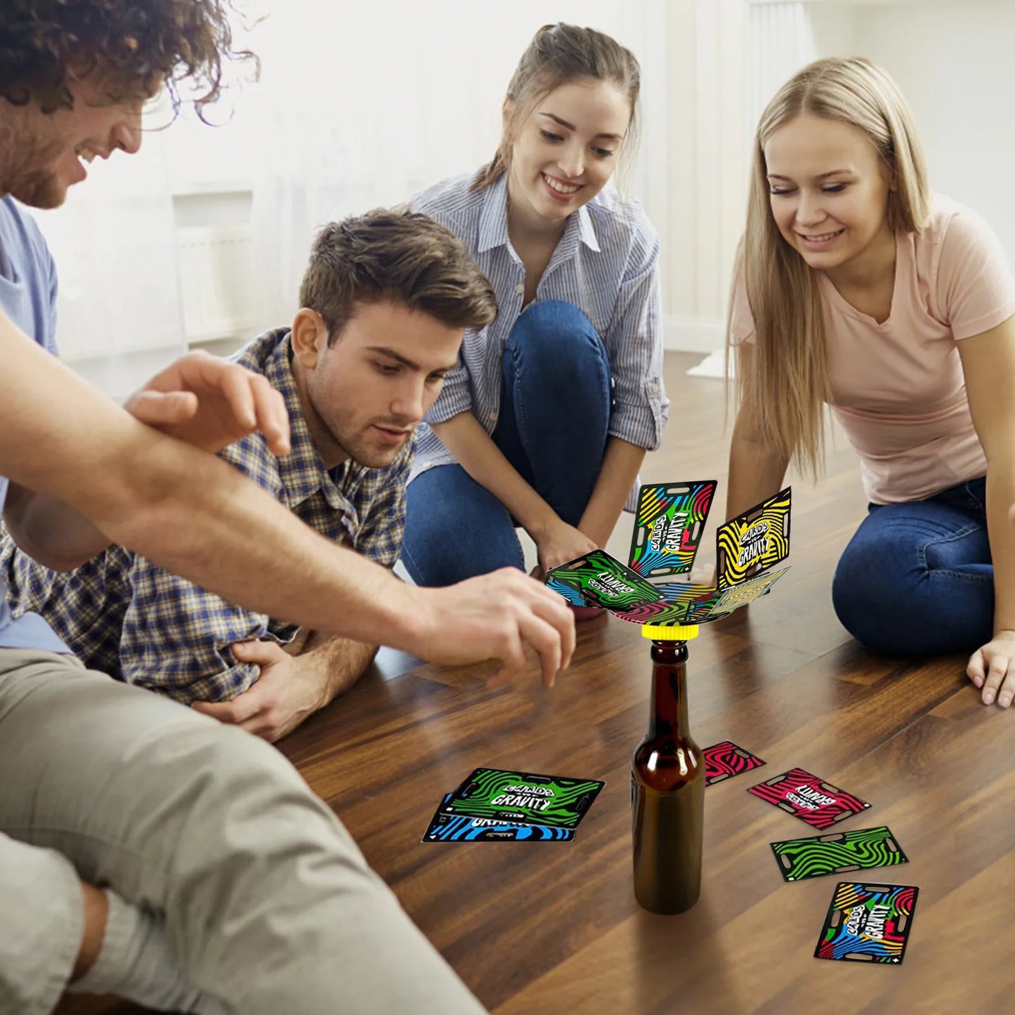 Anti-Gravity Card Balancing Game - Wholesalus