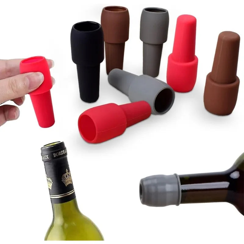 Reusable Silicone Wine Stopper - Wholesalus