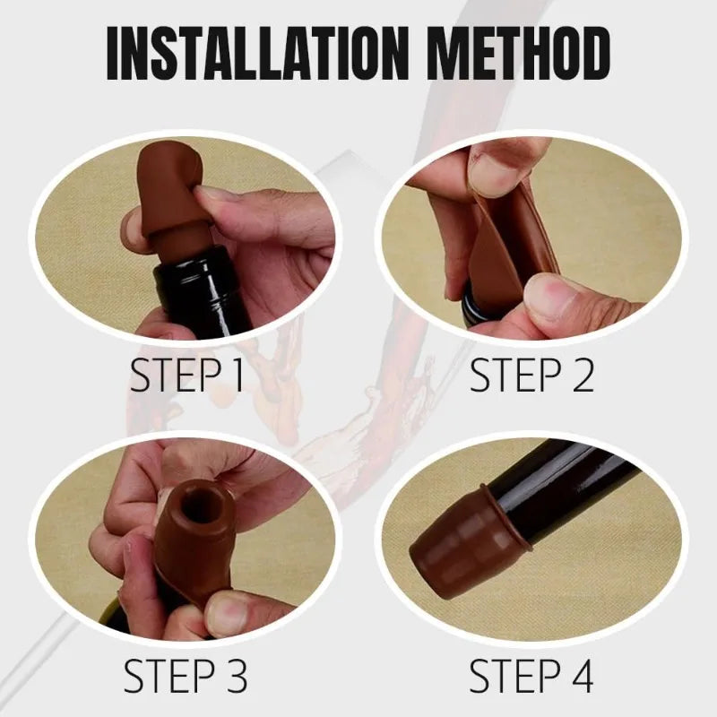 Reusable Silicone Wine Stopper - Wholesalus