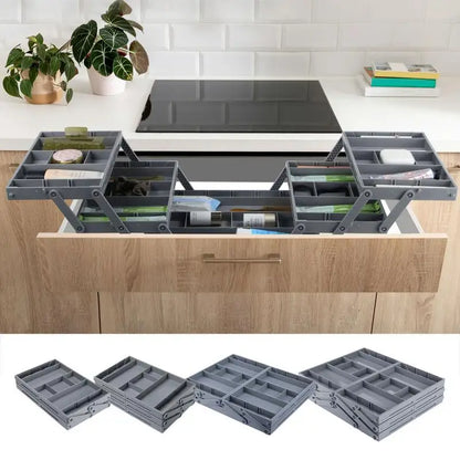 Multi Level Collapsible Organizer Drawer - Wholesalus