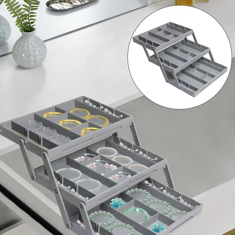 Multi Level Collapsible Organizer Drawer - Wholesalus