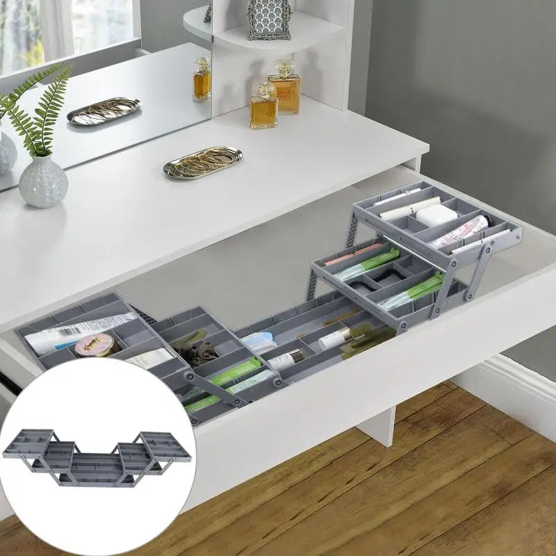 Multi Level Collapsible Organizer Drawer - Wholesalus