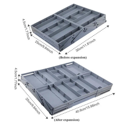 Multi Level Collapsible Organizer Drawer - Wholesalus