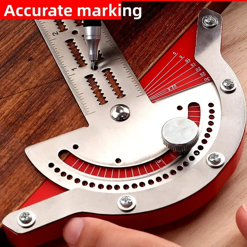 Stainless Steel Angle Precision Protractor - Wholesalus