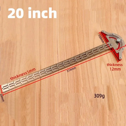 Stainless Steel Angle Precision Protractor - Wholesalus