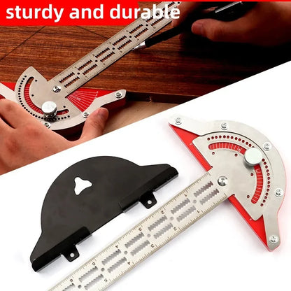 Stainless Steel Angle Precision Protractor - Wholesalus