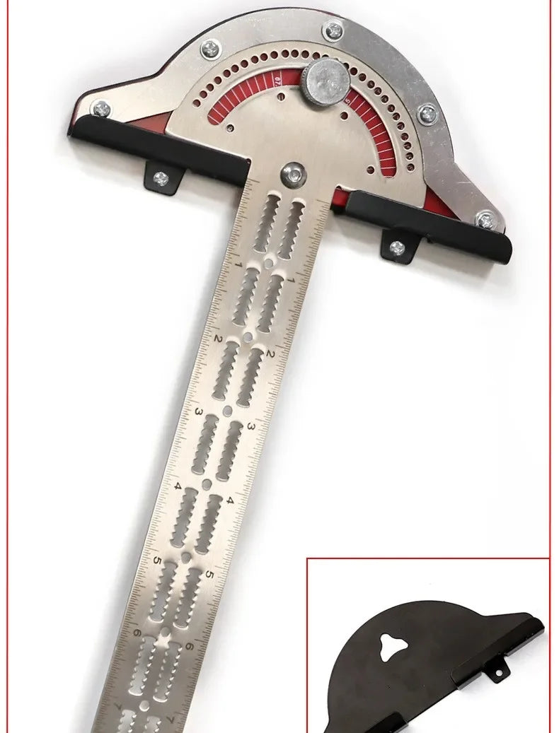 Stainless Steel Angle Precision Protractor - Wholesalus