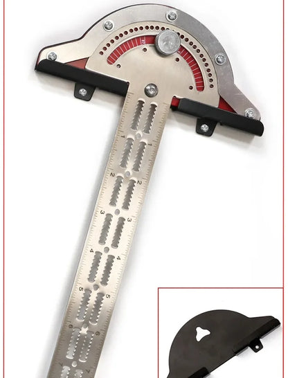 Stainless Steel Angle Precision Protractor - Wholesalus