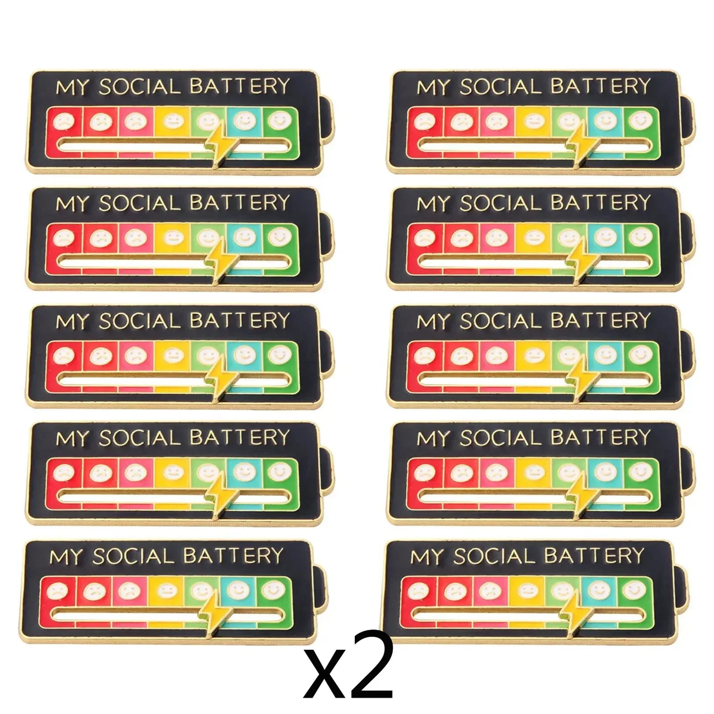Social Spark Expression Badge - Wholesalus