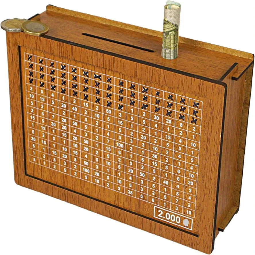 Decorative Wooden Money Box - Wholesalus