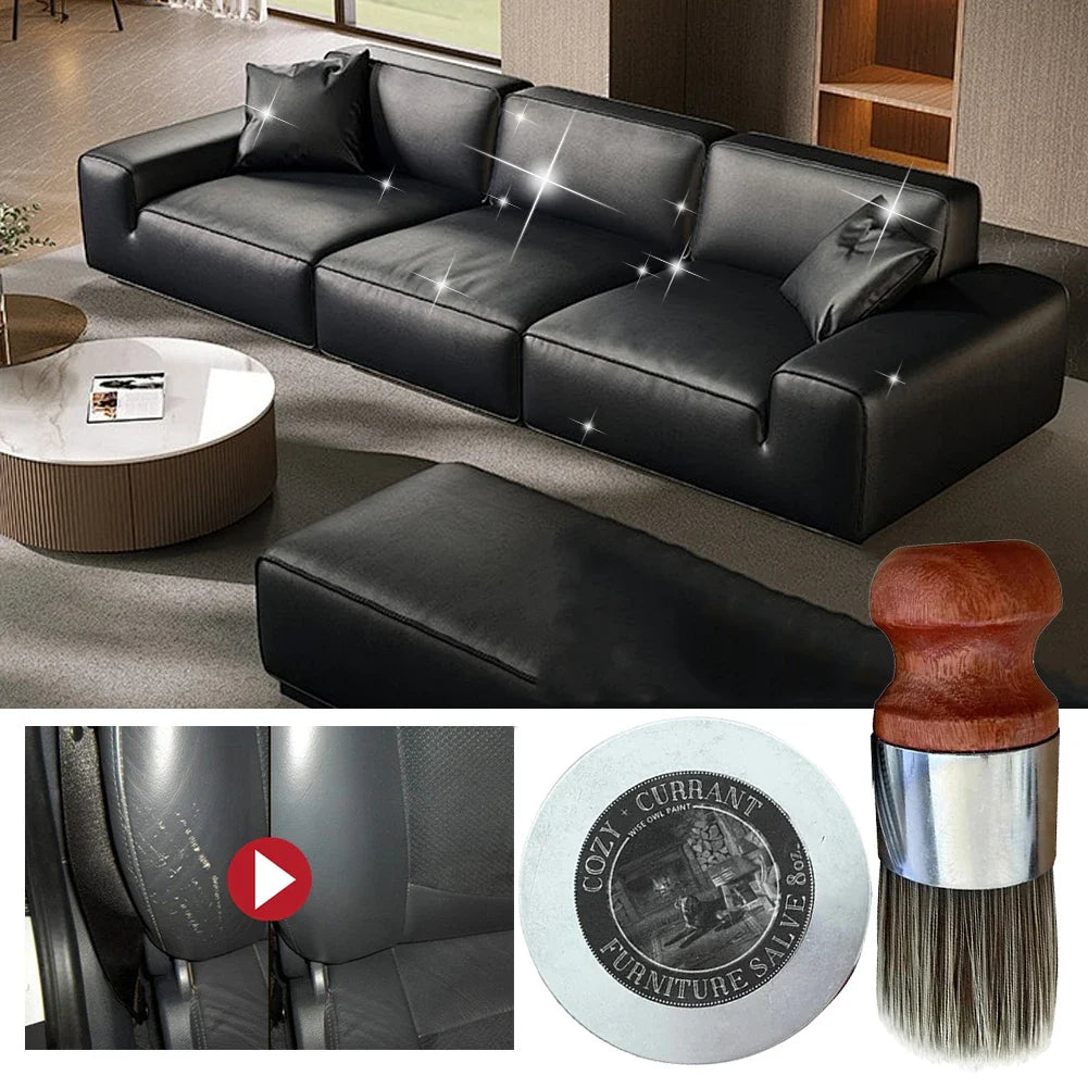 Leather Repair Coating With Brush - Wholesalus