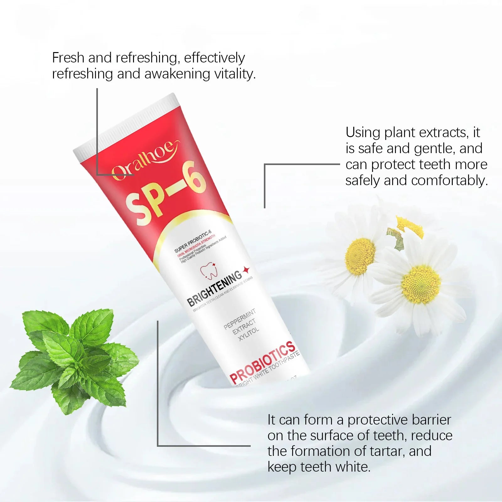 SP-6 Probiotic Whitening Toothpaste - Wholesalus