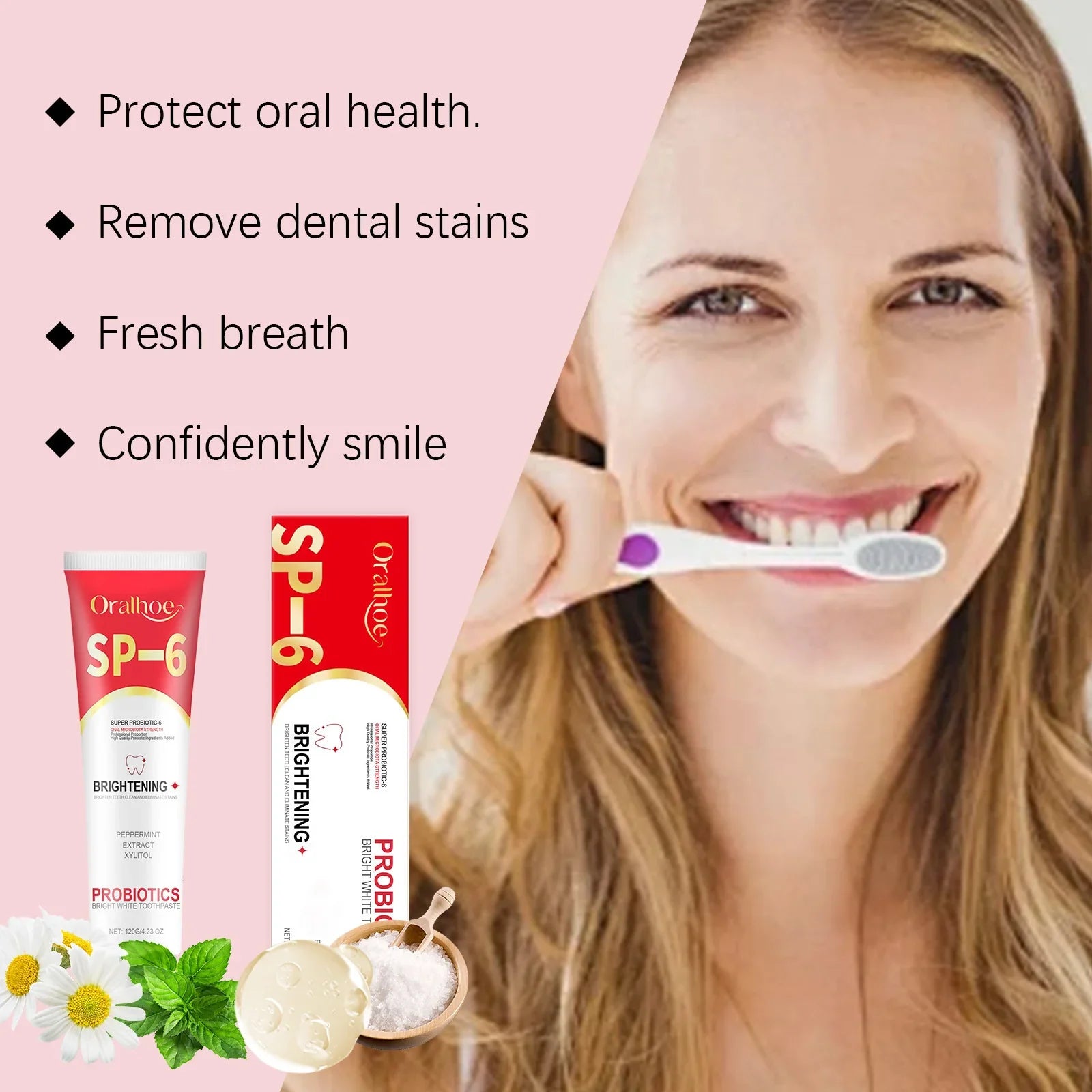 SP-6 Probiotic Whitening Toothpaste - Wholesalus