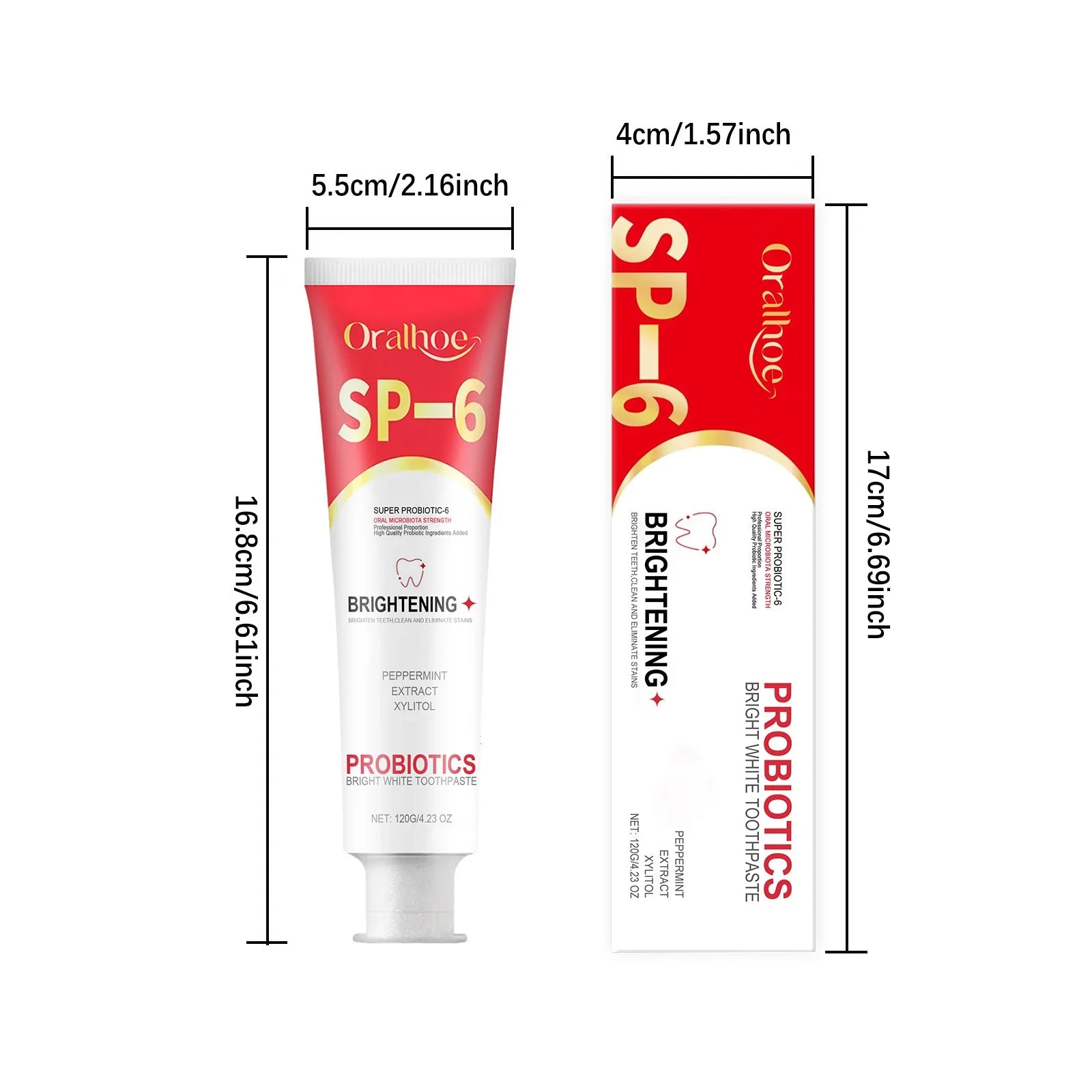 SP-6 Probiotic Whitening Toothpaste - Wholesalus