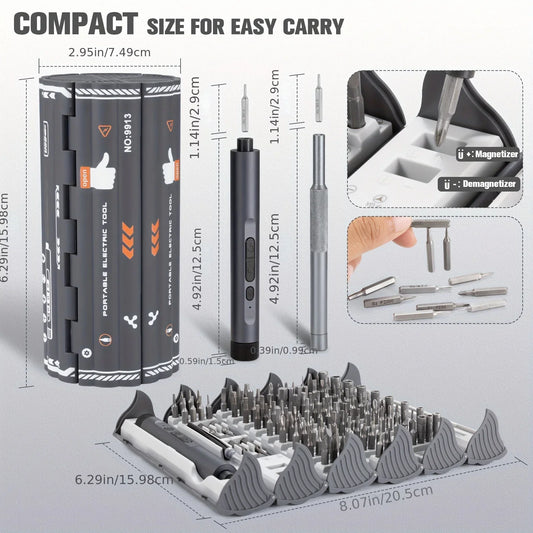 138 In 1 Mini Electric Screwdriver - Wholesalus
