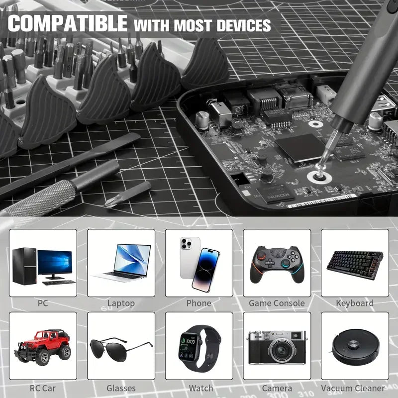 138 In 1 Mini Electric Screwdriver - Wholesalus