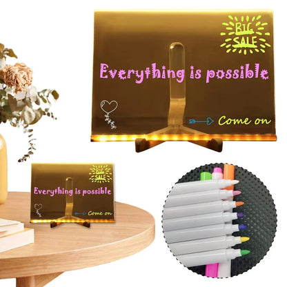 Acrylic LED Erasable Writing Panel - Wholesalus